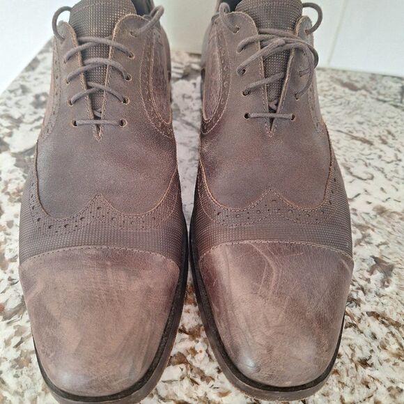 Donald J Pliner brown  tie shoes size 10.5 - Picture 1 of 8